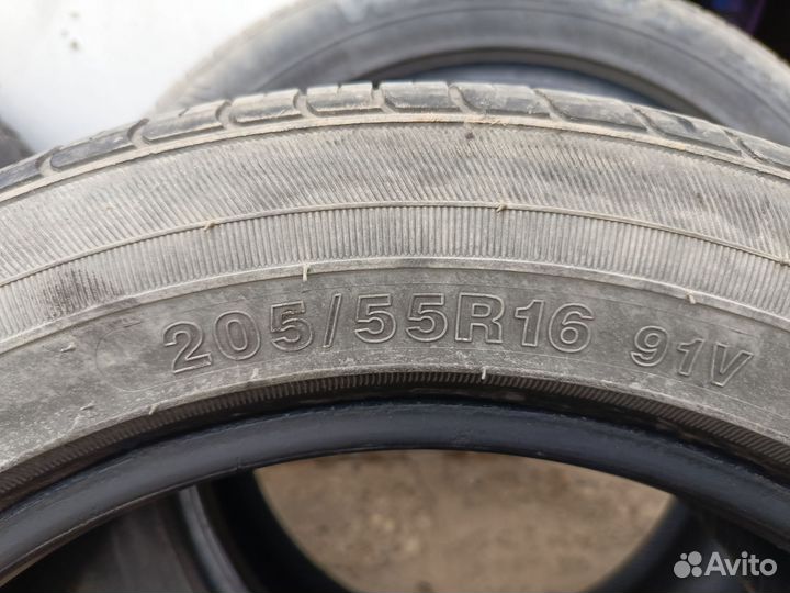 Шины 205 55 16 летние бу