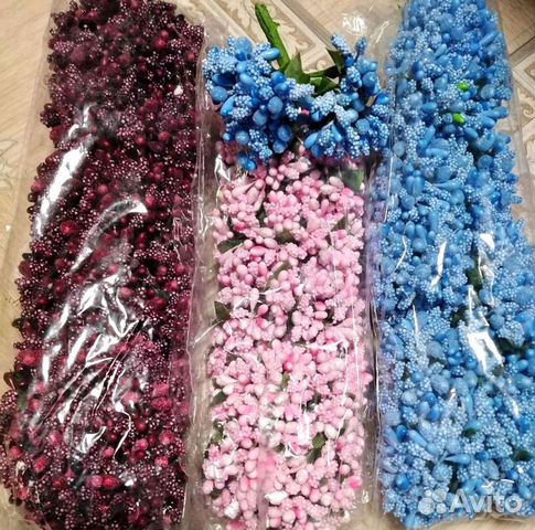 Тычинки, листики, розочки, звёздочки