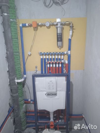 Монтаж Водопровода. Канализация. Сантехник