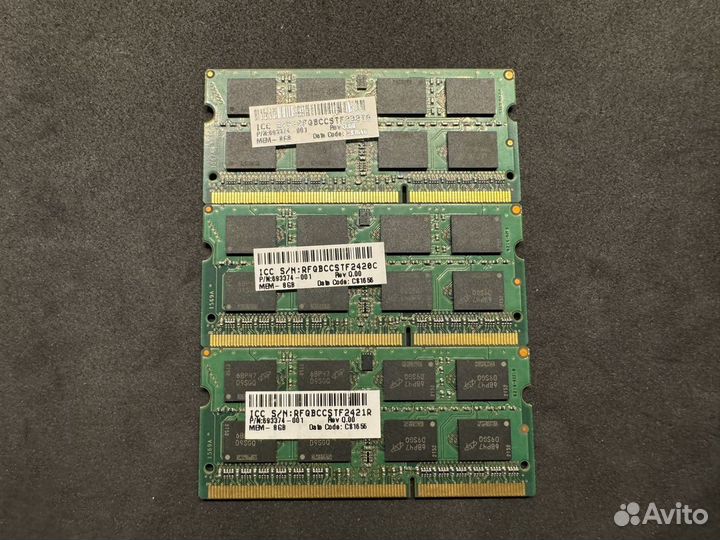 Micron DDR3L 8Gb 1866MHz SO-dimm Память