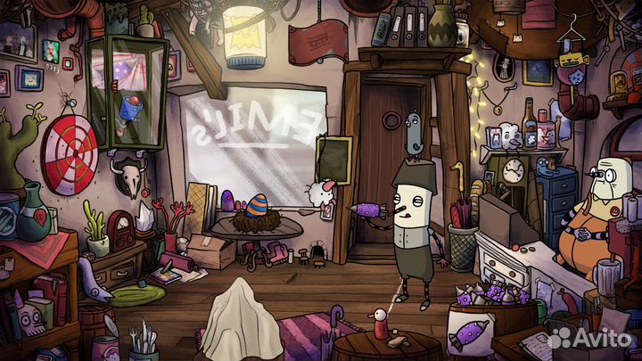 PS4 диск The Inner World The Last Wind Monk, новый