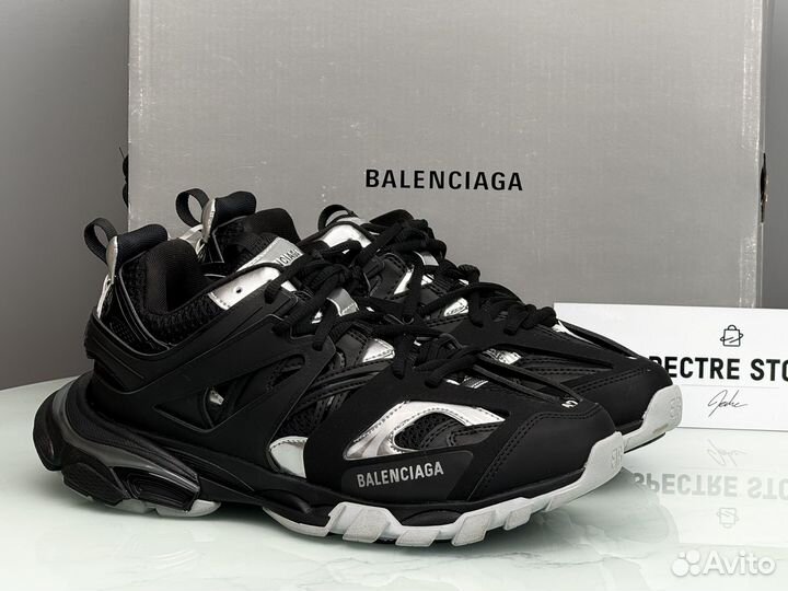 Кроссовки Balenciaga Track Sneaker Black Silver