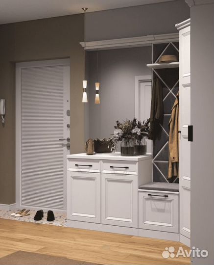 Модульная прихожая каталея мдф,эмаль