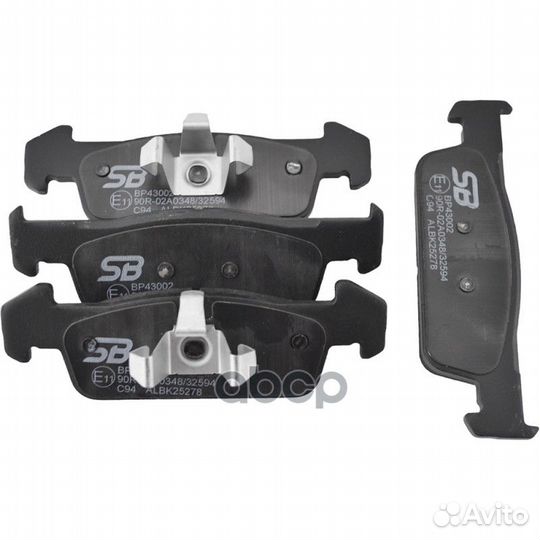 Колодки тормозные дисковые перед renault