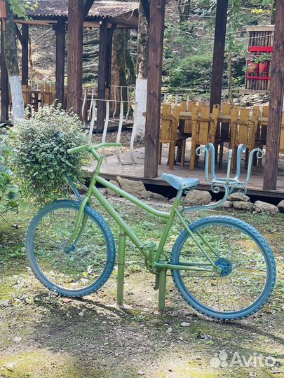 Велосипед для сада декоративный