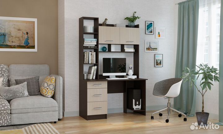 Стол новый пкс-5 Венге/Дуб Белфорт