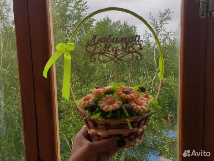 Съедобные шоколадные букеты