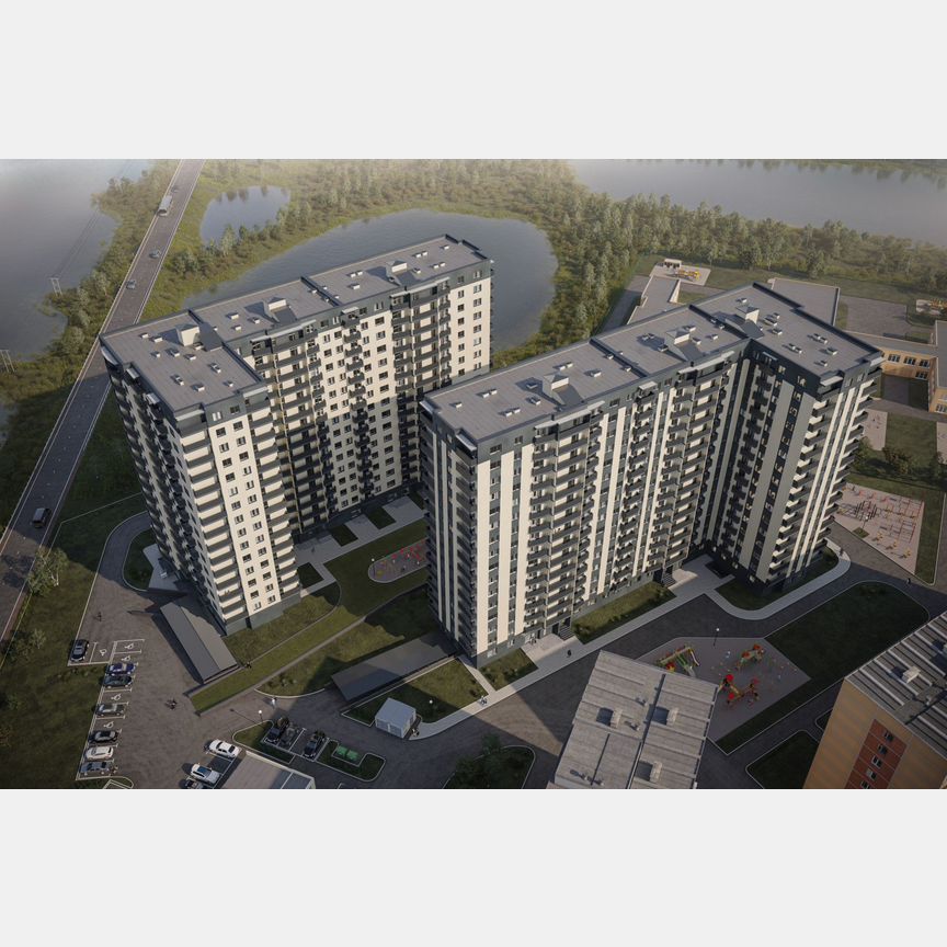 2-к. квартира, 43 м², 7/16 эт.