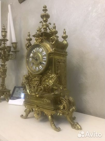 Часы каминные антикварные