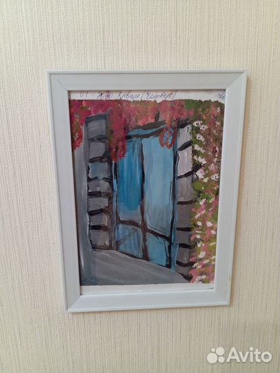 Картина гуашь