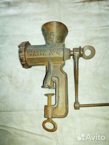 Старая советская мясорубка