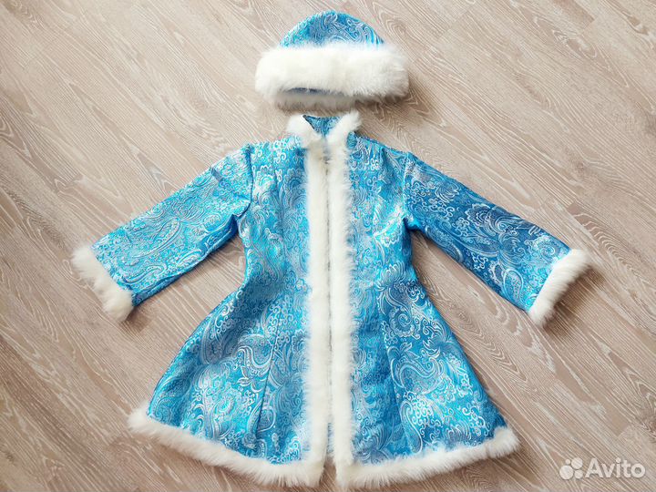 Костюм Снегурочки рост 128-134 см