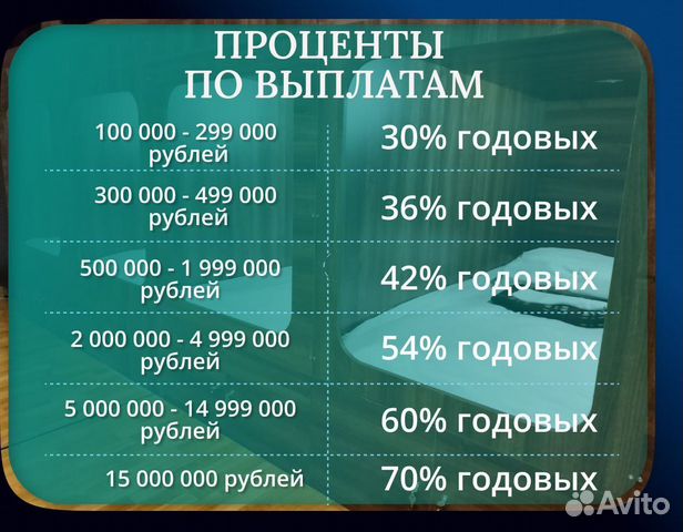 Бизнес инвестиции 30-70 годовых