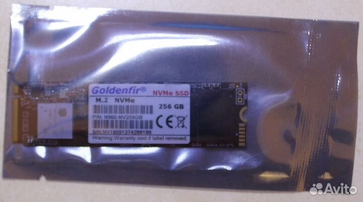 SSD SSD Goldenfir m2 nvme 256 gb