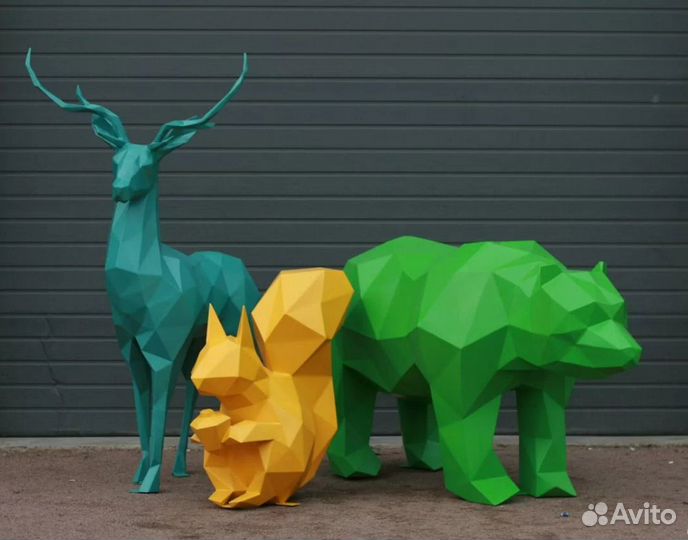 Световые уличные фигуры и металлоконструкции