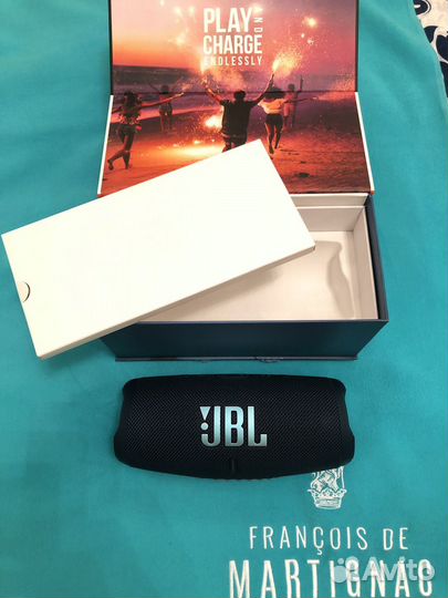 Колонка jbl charge 5 синяя