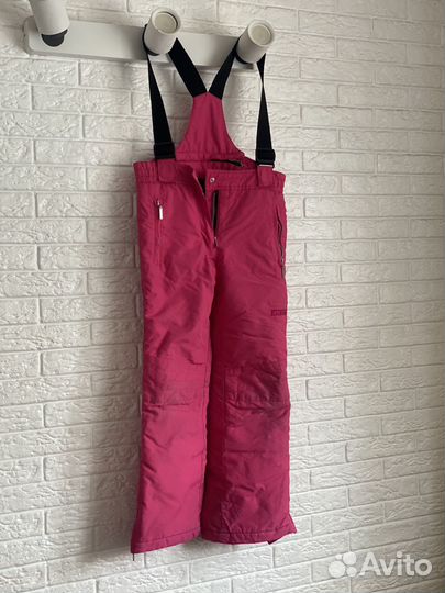 Зимние штаны 134 для девочки