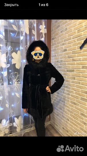 Шуба зимняя женская