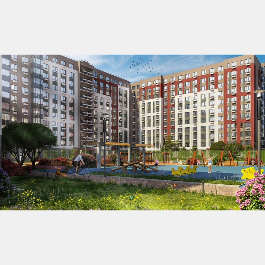1-к. квартира, 44,4 м², 9/10 эт.
