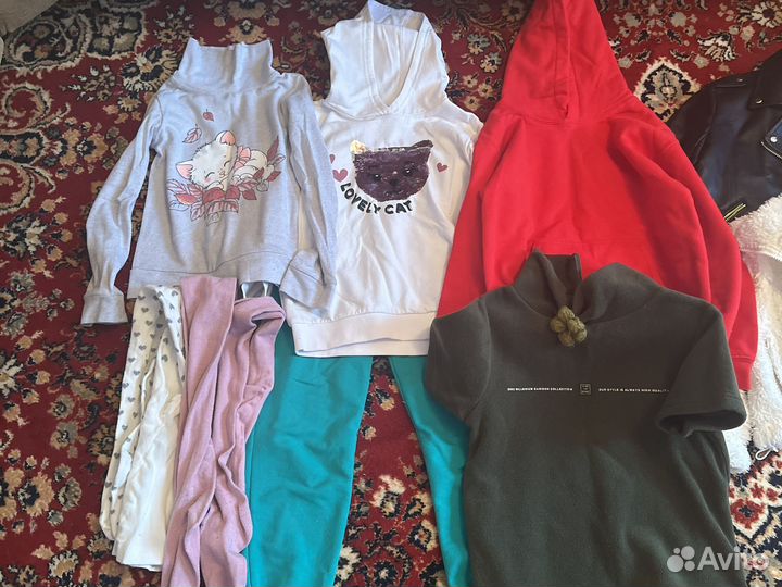Вещи пакетом на девочку 134 140