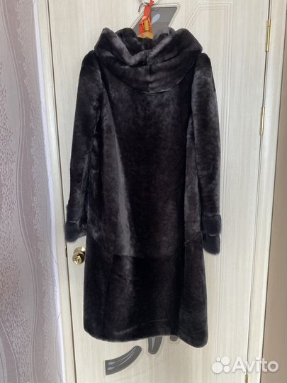 Шуба с капюшоном