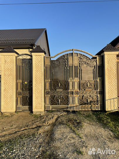 Кованые ворота и калитки бу