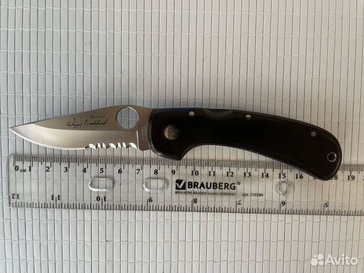 Раритетный нож Spyderco Wayne Goddard C16PS