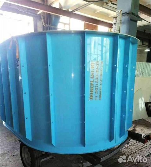 Овальный бассейн из полипропилена от производителя