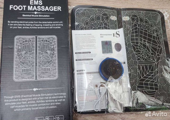 Электрический коврик массажёр для стоп и ног