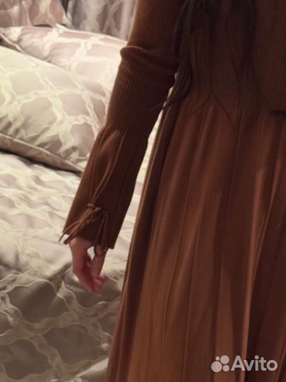 Платье трикотажное женское one size