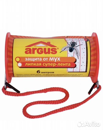 Argus защита от Мух липкая супер-лента