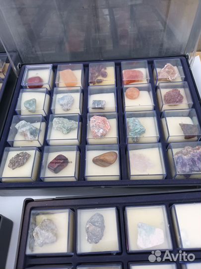 Коллекция камней минералов сокровища земли