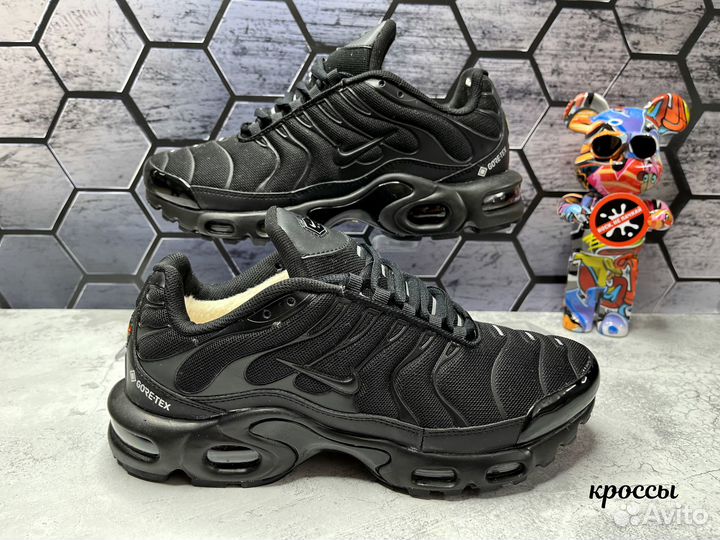 Кроссовки Nike Air Max TN plus черные мех