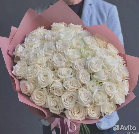 Букет из 51 красной розы