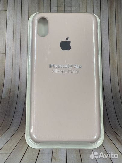 Чехол накладка iPhone XS Max Розовый песок