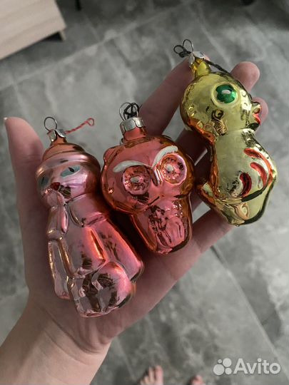 Елочные игрушки СССР