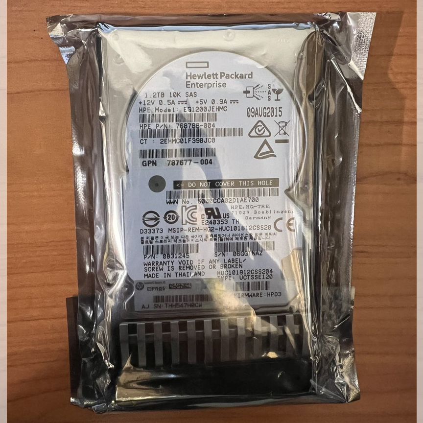 [785415-001] Жесткий Диск Hp 1.2tb Sas 2.5 785415-001