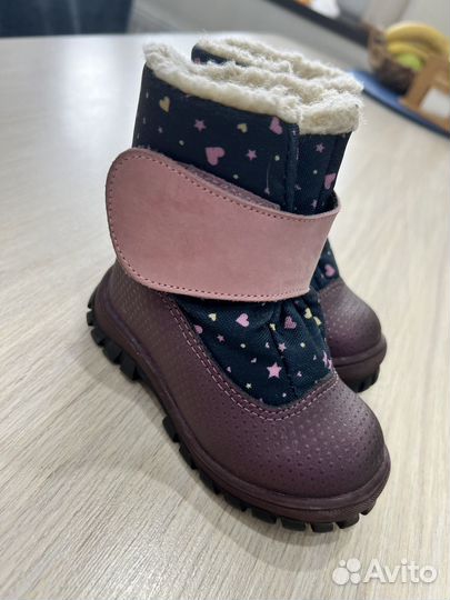 Ботинки зимние для девочки Скороход 22 размер