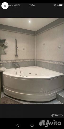 Ванная угловая джакузи 170/170