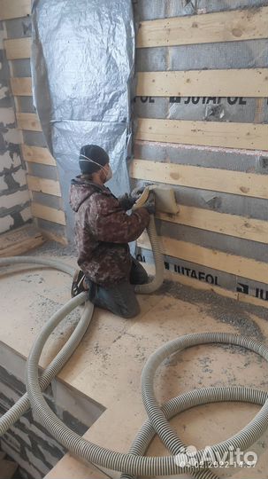 Утепление дома эковатой