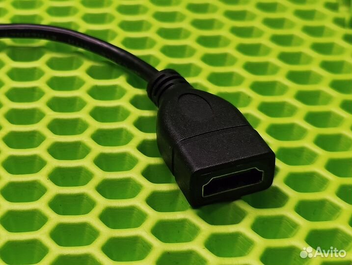 Переходник Hdmi - microHdmi угловой 90 градусов