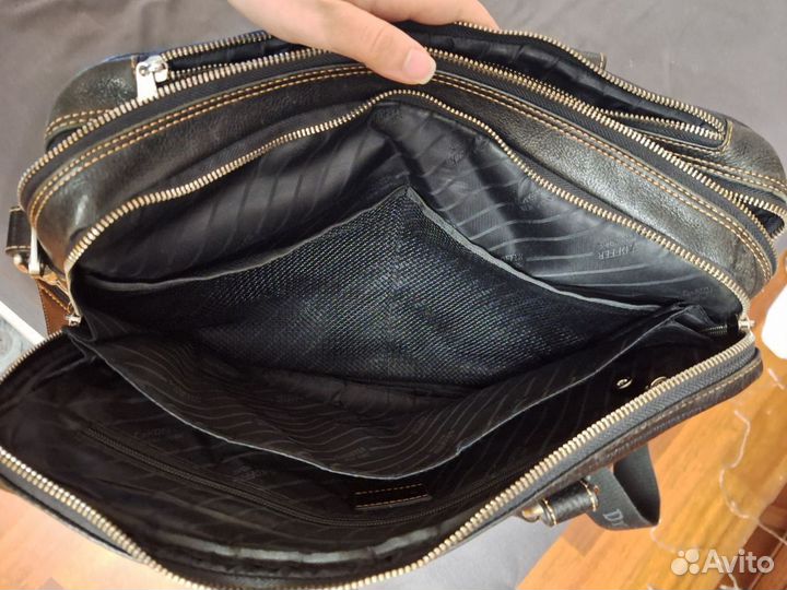 Мужской кожаный портфель Dr.Koffer