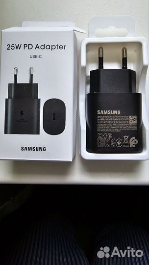 Блок питания Samsung USB-C, черный