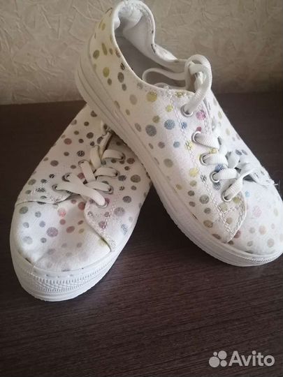 Кеды для девочки 34 размер бу