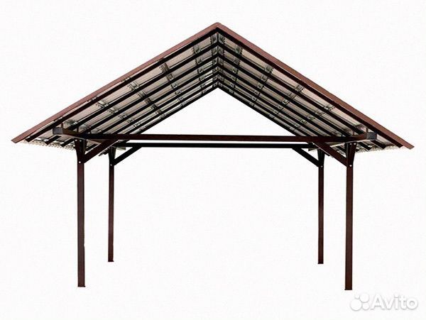 Монтаж навесов