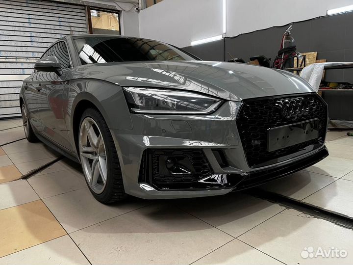 Бампер Audi RS5 передний A5 F5 дорестайлинг