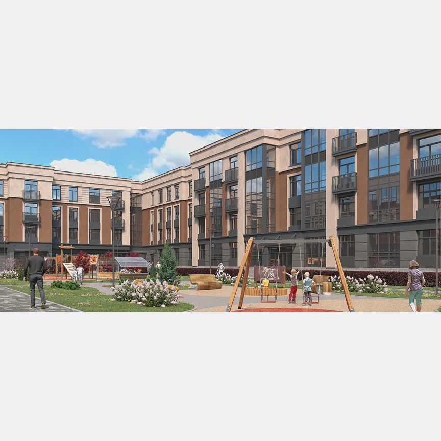 1-к. квартира, 36,8 м², 2/4 эт.