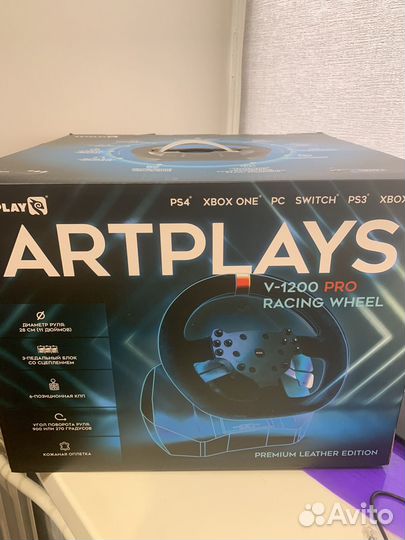 Игровой руль artplays v 1200 pro