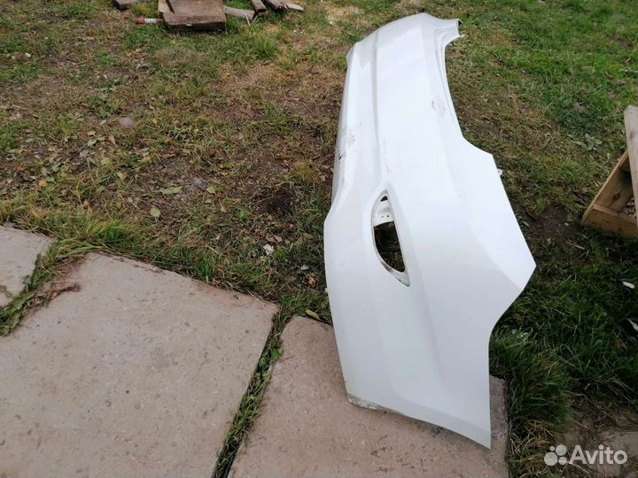 Задний бампер хундай солярис 2012 года