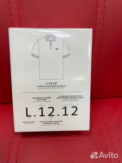 Lacoste L.12.12 Blanc Парфюм 100 мл